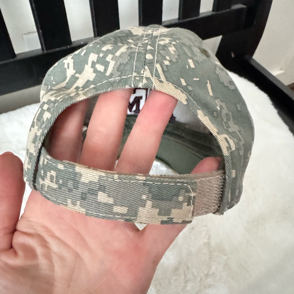 Texas A&M Camouflage Logo Baseball Cap - Digital Camo Green - Picture 3 of 5